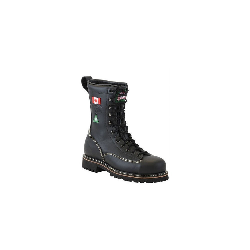 Canada West 34394 Fire-Retardent  Steel-Toe Lace Work Boots CSA Grade 1