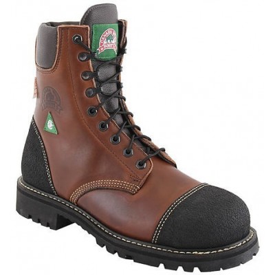 Canada West 34422 Steel-Toe Pecan Tumbled Insullated Lace Work Boots CSA Grade 1