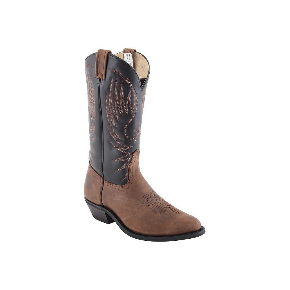 Men's 13" Alamo Tan/Black Urethane 6983 Canada West Bullriders