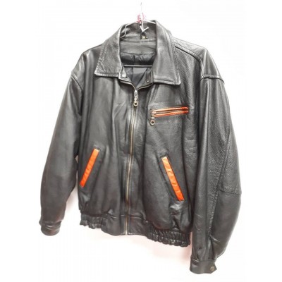 Bomber style Leather jacket -G705