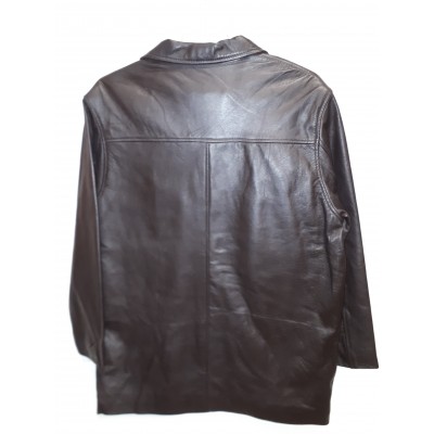 CASUAL Leather Jacket Brown CB115