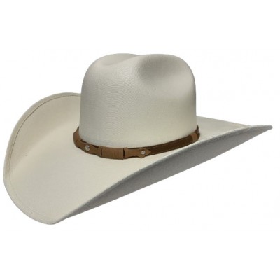 Beige Straw Cowboy Hat with...