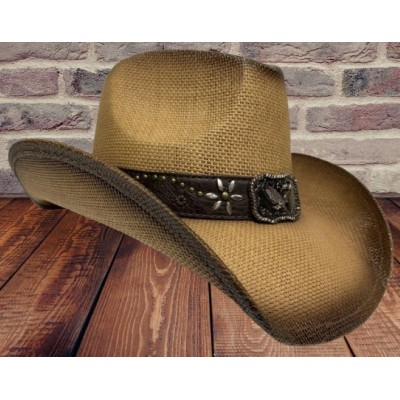 Tan/Brown Cowboy Hat,...