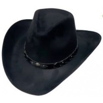 Black Felt-Feel Western Hat...