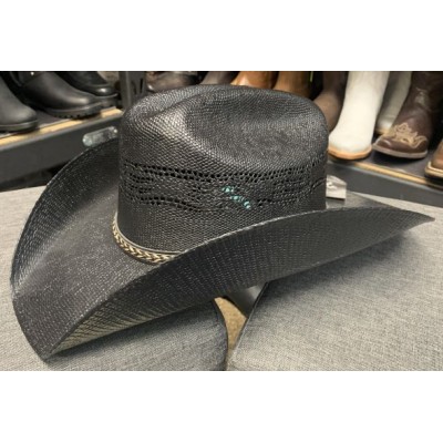 Straw Western Hat Black...