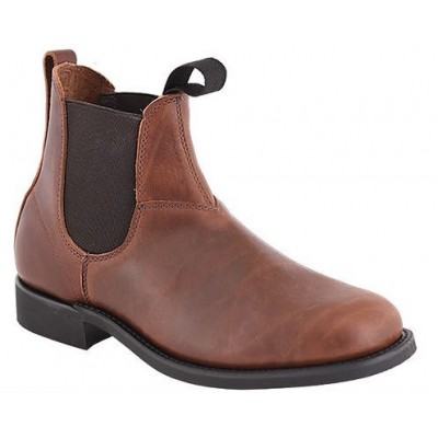 Men`s CANADA WEST® Romeos - 14337 6" Pecan Tumbled - Vibram 430 sole