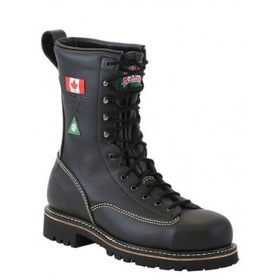 Canada West 34394 Fire-Retardent  Steel-Toe Lace Work Boots CSA Grade 1