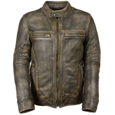 Mens Distressed Brown...