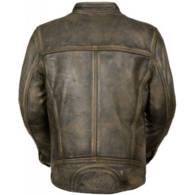 Mens Distressed Brown...