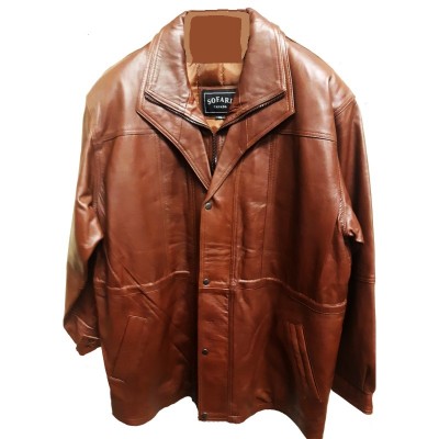 Mens Cognac Casual Leather...