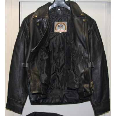 Black Leather Men's Jacket