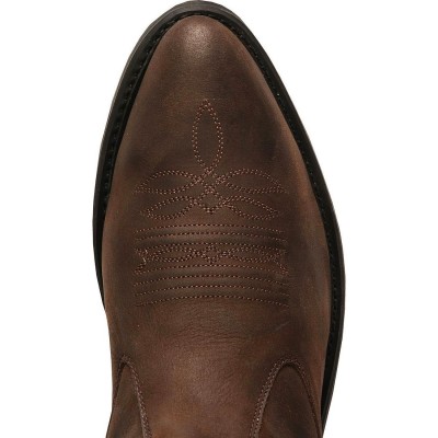 OLD WEST Men's Zipper Western Ankle Boot - Mz7082