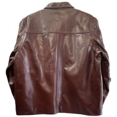 Men's Casual Burgundy...