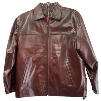 Men's Casual Burgundy...