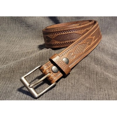 Men's Embossed Aztec...
