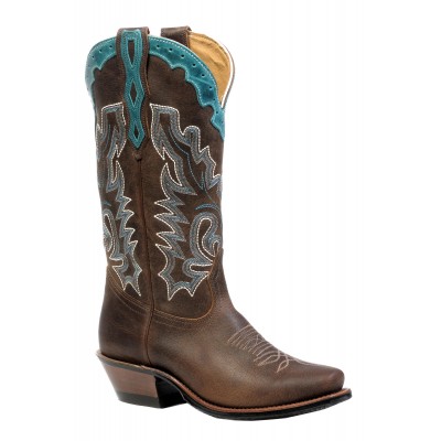 Boulet 13" Ladies Selvaggio Wood West Turqueza Cutter Toe Boot 4361