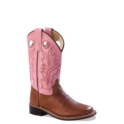 Old West BSY1839G  Youth Broad Square Toe Boots