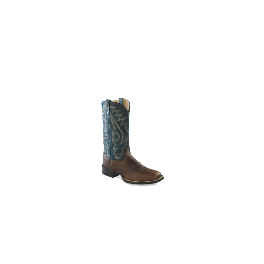 OLD WEST -Mens Broad Square Toe Boot  BSM1870