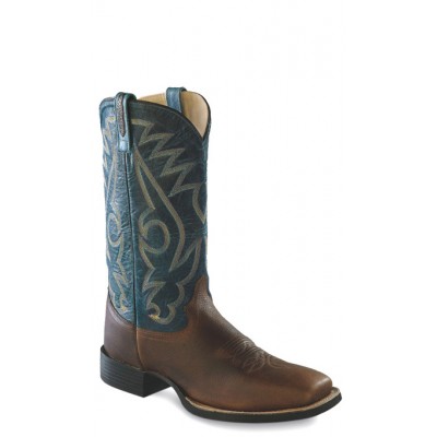 OLD WEST -Mens Broad Square Toe Boot  BSM1870