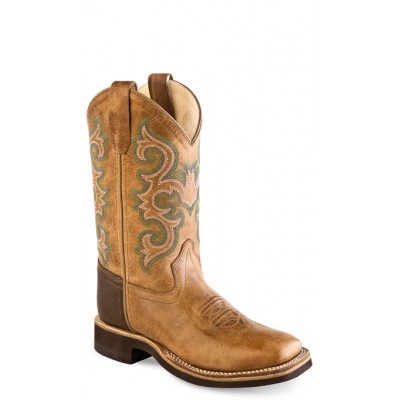 Old West BSY1821 Youth Broad Square Toe Boots