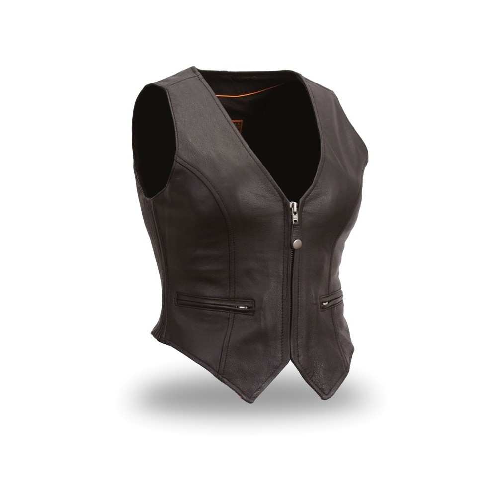 Women’s Form fitted vest with self adjusting sides 6486
