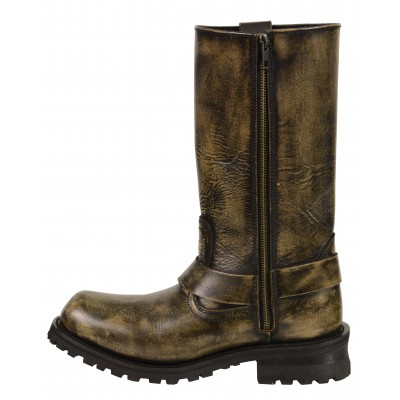 Milwaukee MBM9005/MBM9005W Men’s Distressed Brown 11” Inch Classic Harness Square Toe Boot