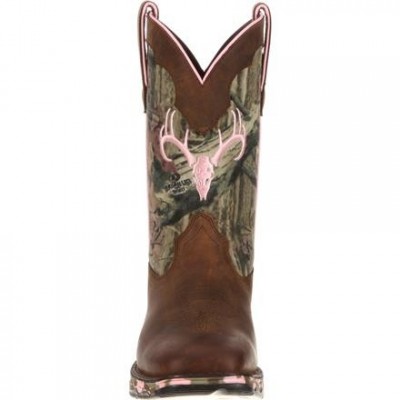 Lady Rebel by Durango DRD0051 Women's Distresses Brown/Camo Western Boot