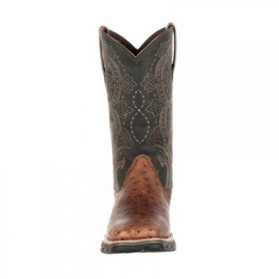 Lady Rebel by Durango DRD0149 Women's Ostrich Embossed Pull-On Western Boot