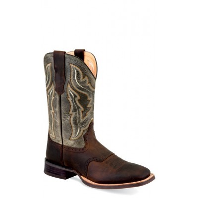 OLD WEST -Mens Broad Square Toe Boot  BSM1881