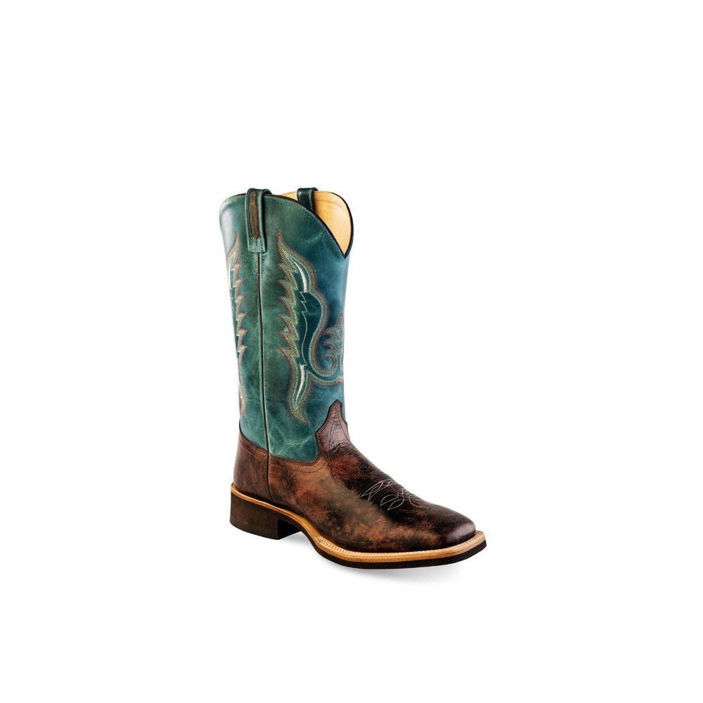 OLD WEST - Mens Broad Square Toe Boot   BSM 1861