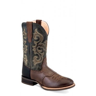 OLD WEST - Mens Broad Round Toe Boot  5703