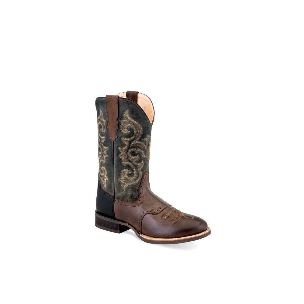OLD WEST - Mens Broad Round Toe Boot  5703