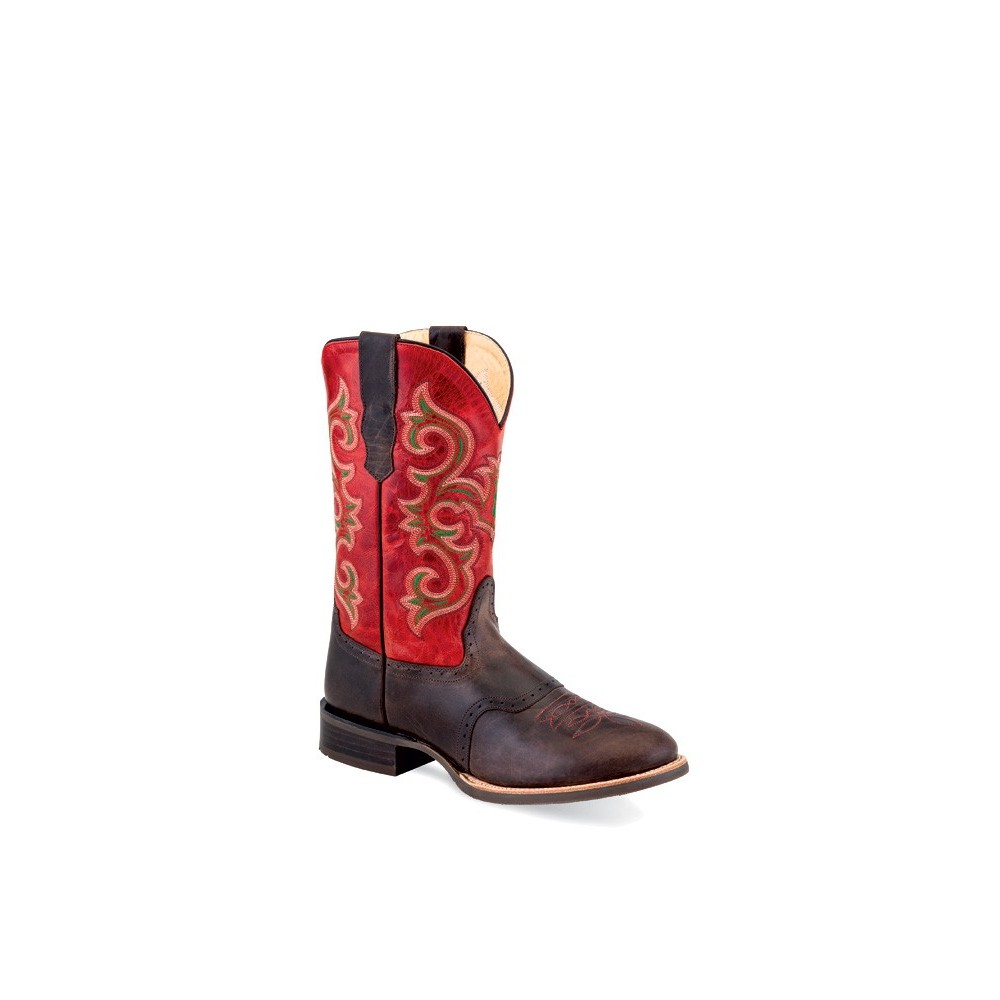 OLD WEST - Mens Broad Round Toe Boot  5704