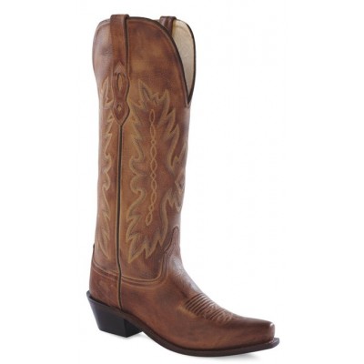 Old West TS1541 14" Womens Tan Canyon Fashion Wear Boots