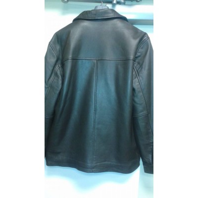 Casual lamb leather jacket brown 2009br