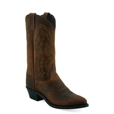 Old West Ladies Brown Western Boots - OW2011L