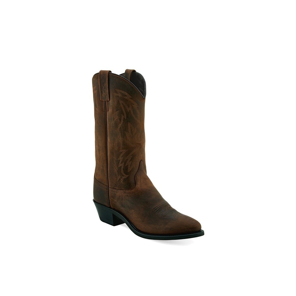 Old West Ladies Brown Western Boots - OW2011L