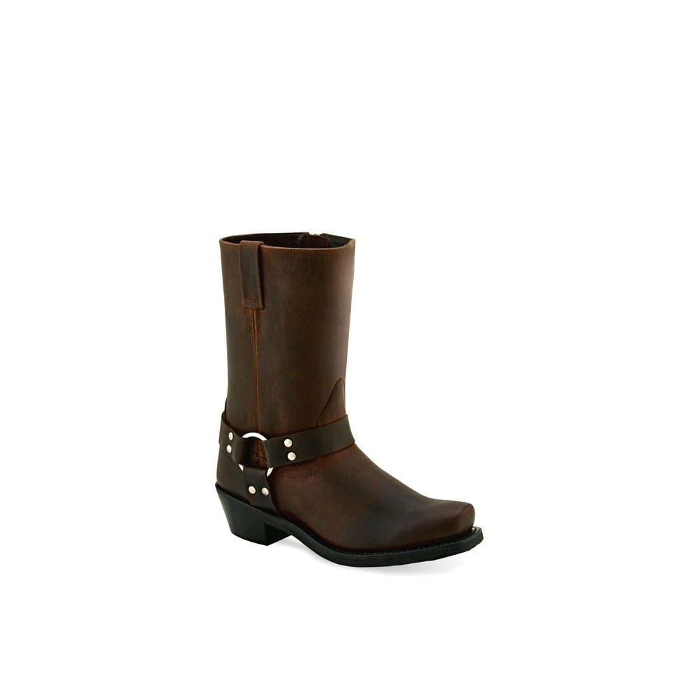 Old West MB2060L Ladies Brown Harness (RIDING) Boots