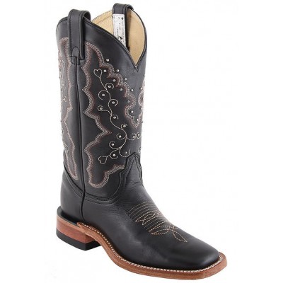 Black Micchatto 12" Canada West 4108 Ladies BRAHMA Ropers