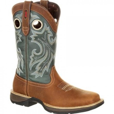 Rebel by Durango Men's DDB0131 12" SADDLEHORN AND CLOVER Western boot with DSS
