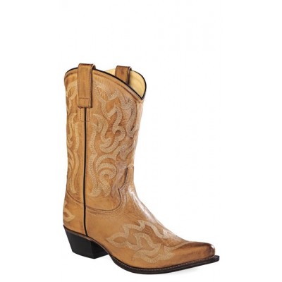 Old West 18054 Ladies Tan Canyon 10" Fashion Western Boots