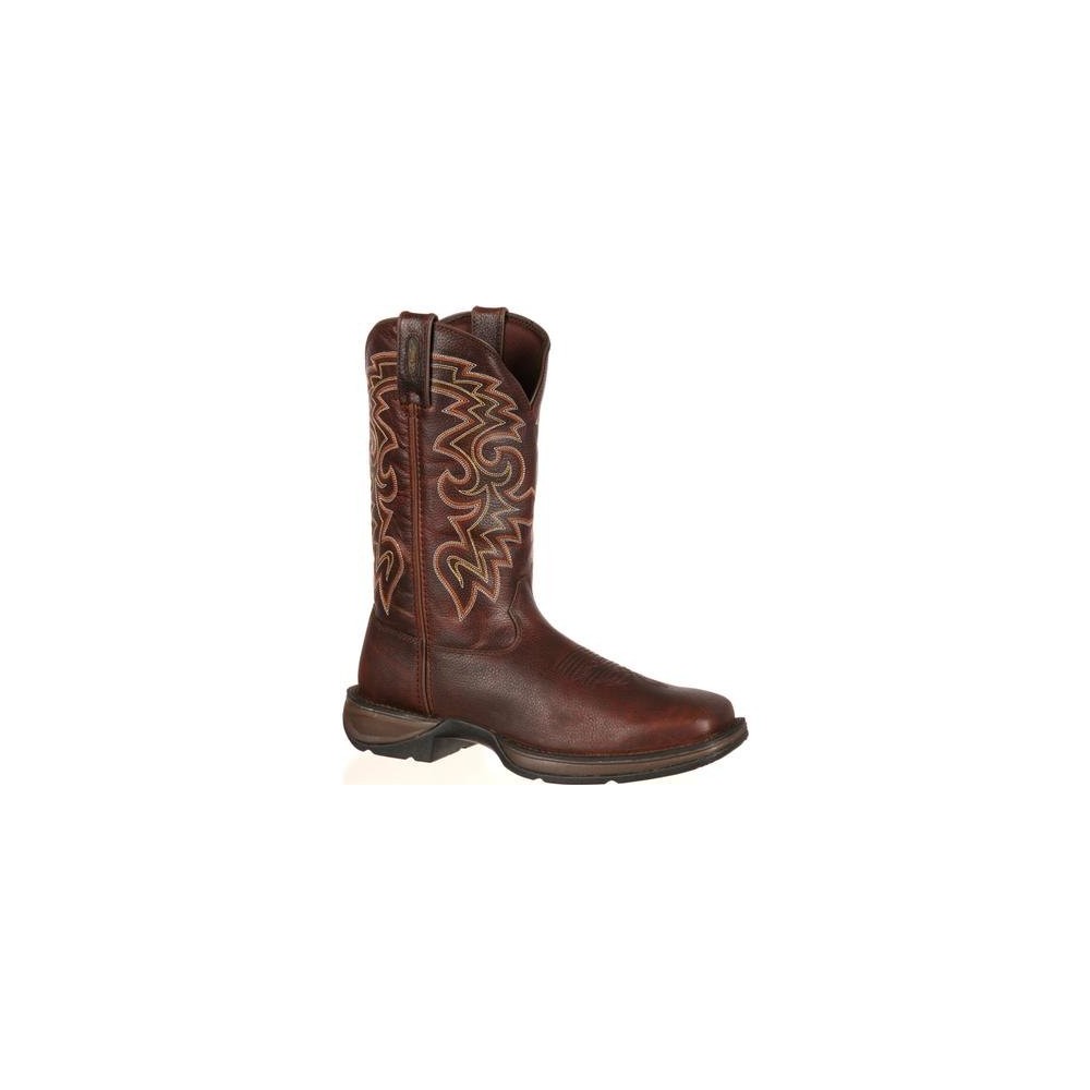 Rebel by Durango Men's DB5434 11" Dark Chocolate Pull-on Western boot with DSS